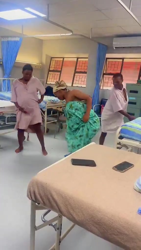 Pregos twerking at the hospital