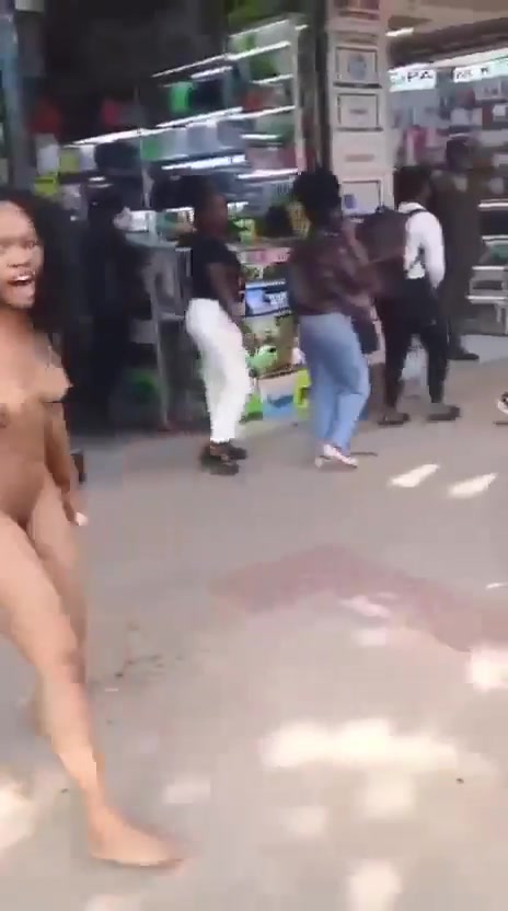 Crazy pussy in public